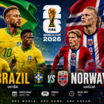 ทีเด็ดบอลโลก 2026 : บราซิล vs นอร์เวย์ วิเคราะห์รอบ 16 ทีมสุดท้าย